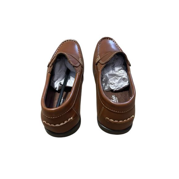 Florsheim Little Kids Leather Jasper Driver Classic Penny Loafer Tan Size 11 NEW - Picture 10 of 11